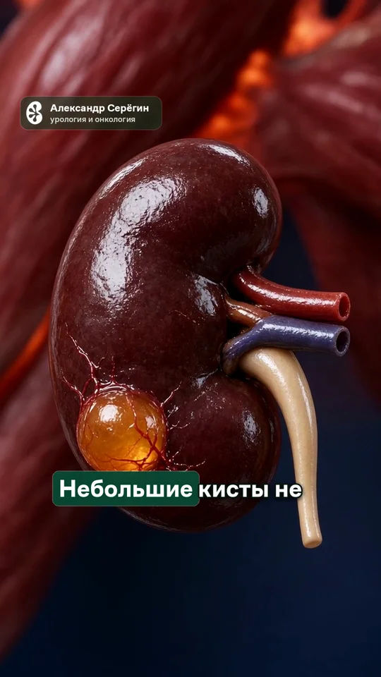 Короткий ролик о кисте почки